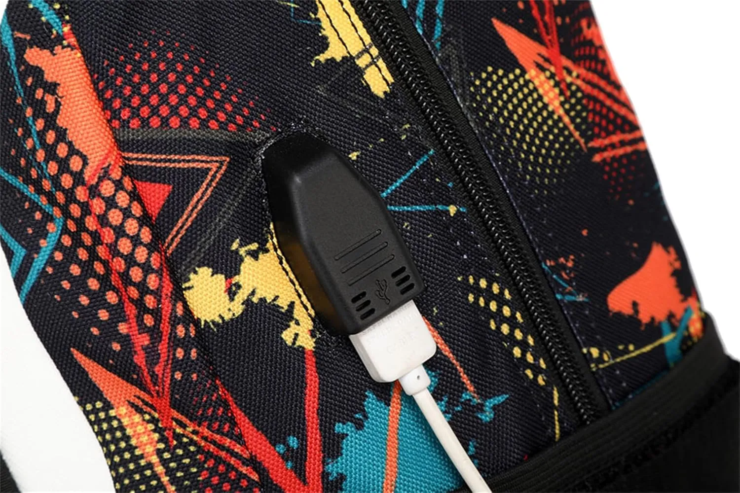 Multifunction Waterproof Car Book Bag-Basic Large Capacity Travel Bag Casual Backpack with USB Charging Port