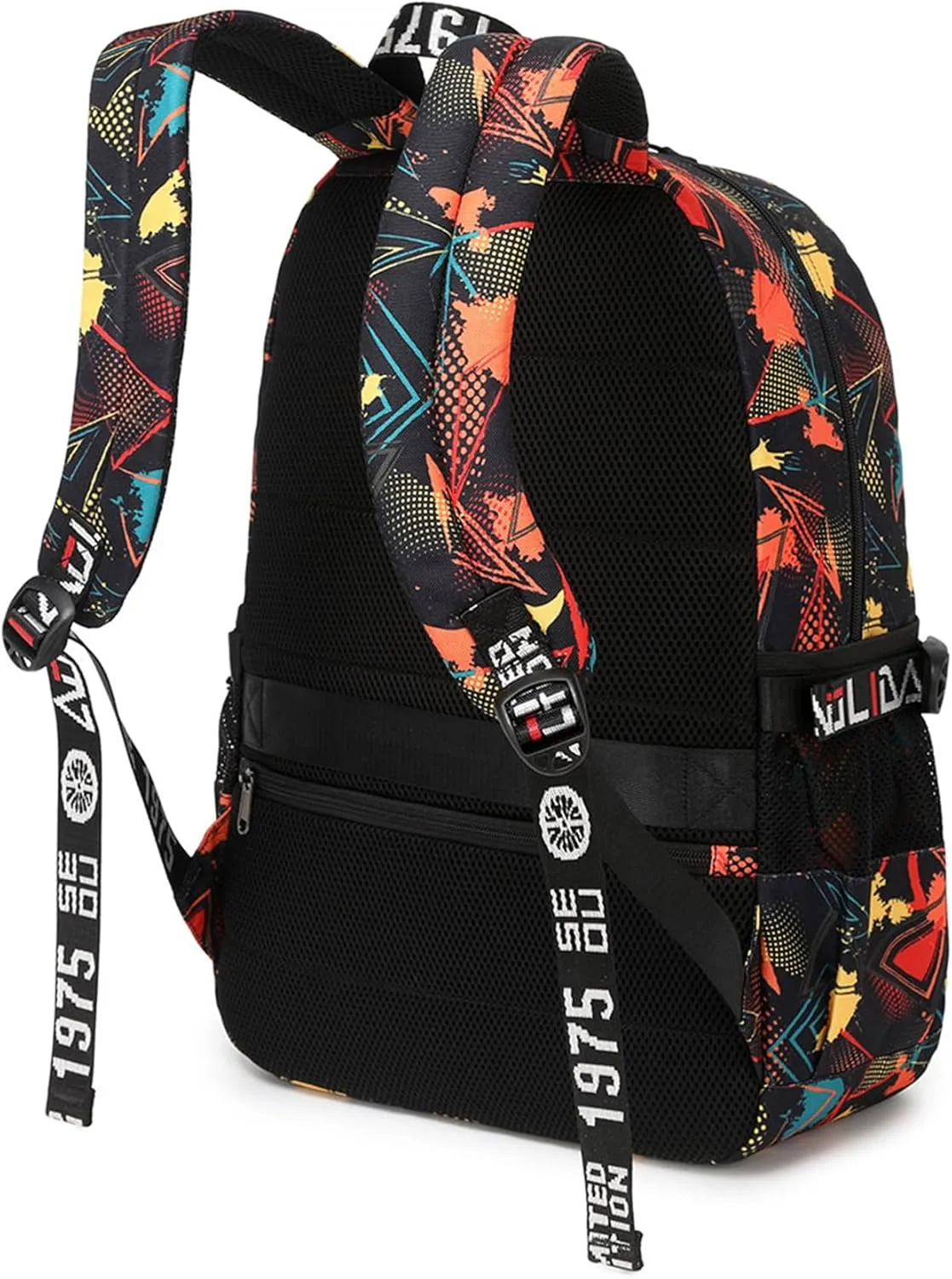 Multifunction Waterproof Car Book Bag-Basic Large Capacity Travel Bag Casual Backpack with USB Charging Port