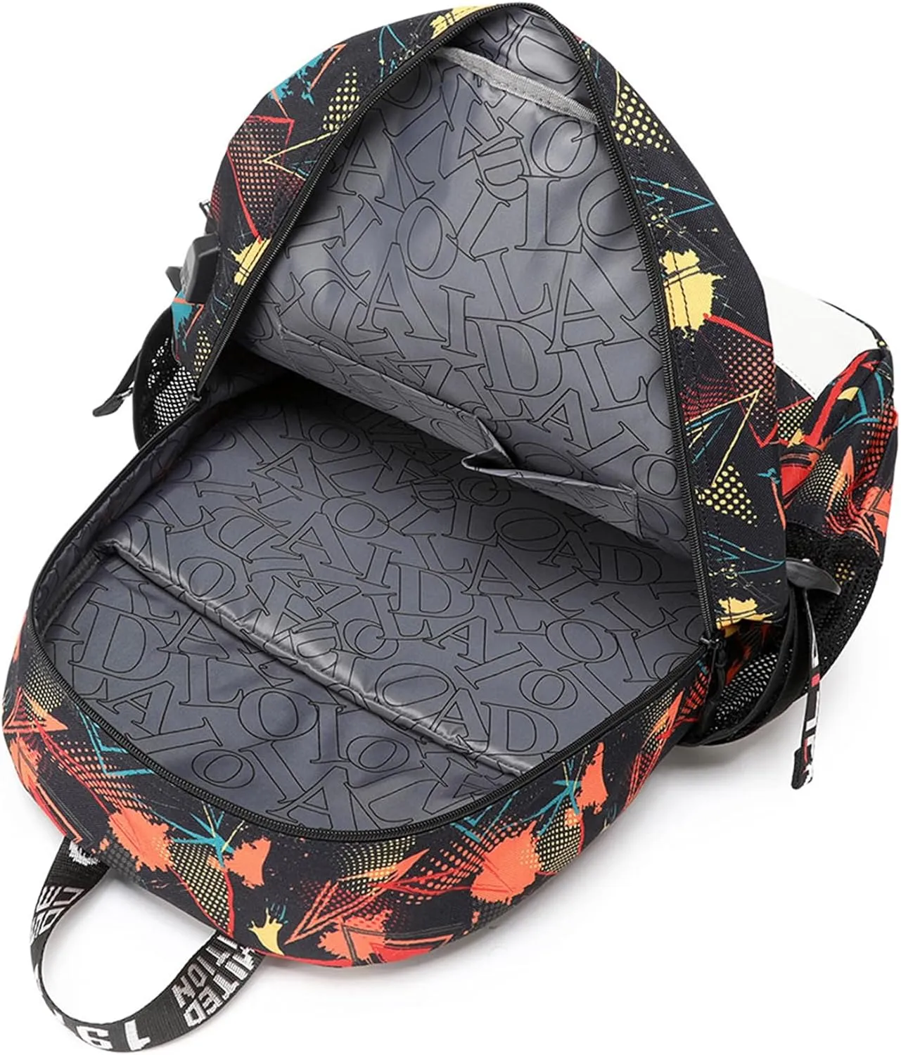 Multifunction Waterproof Car Book Bag-Basic Large Capacity Travel Bag Casual Backpack with USB Charging Port