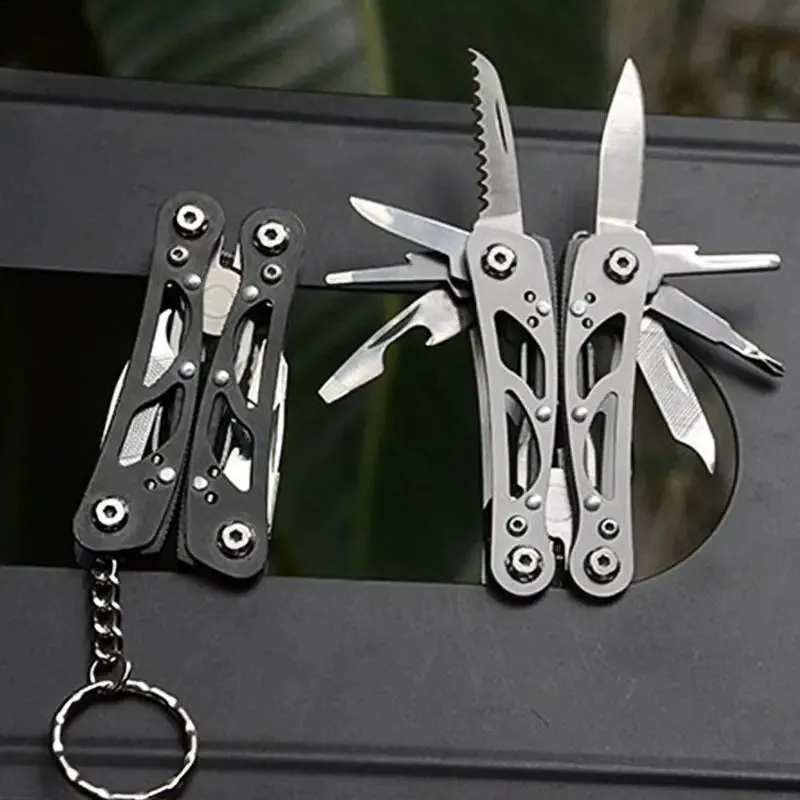 Multifunctional Folding Utility Plier for Camping, Fishing, and Hiking
