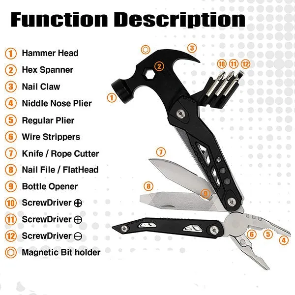 MultiTool - 12 in 1 portable tool