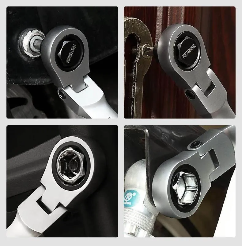 Multitool Ratchet Wrench Set - Versatile All-in-One Hand Tool