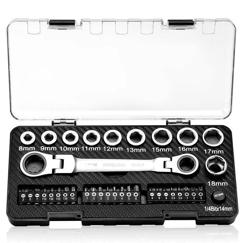 Multitool Ratchet Wrench Set - Versatile All-in-One Hand Tool