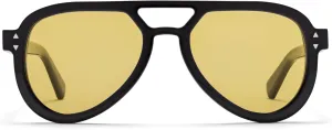 MVMT Hollywood Aviator Sunglasses, Acetate Frame, Polarized, Water-Resistant and Smudge-Proof Lenses