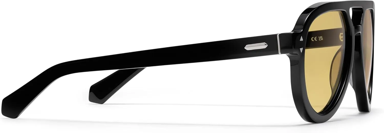 MVMT Hollywood Aviator Sunglasses, Acetate Frame, Polarized, Water-Resistant and Smudge-Proof Lenses
