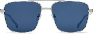 MVMT Horizon Square Aviator Sunglasses with Polarized, Water-Resistant, and Smudge-Proof Lenses