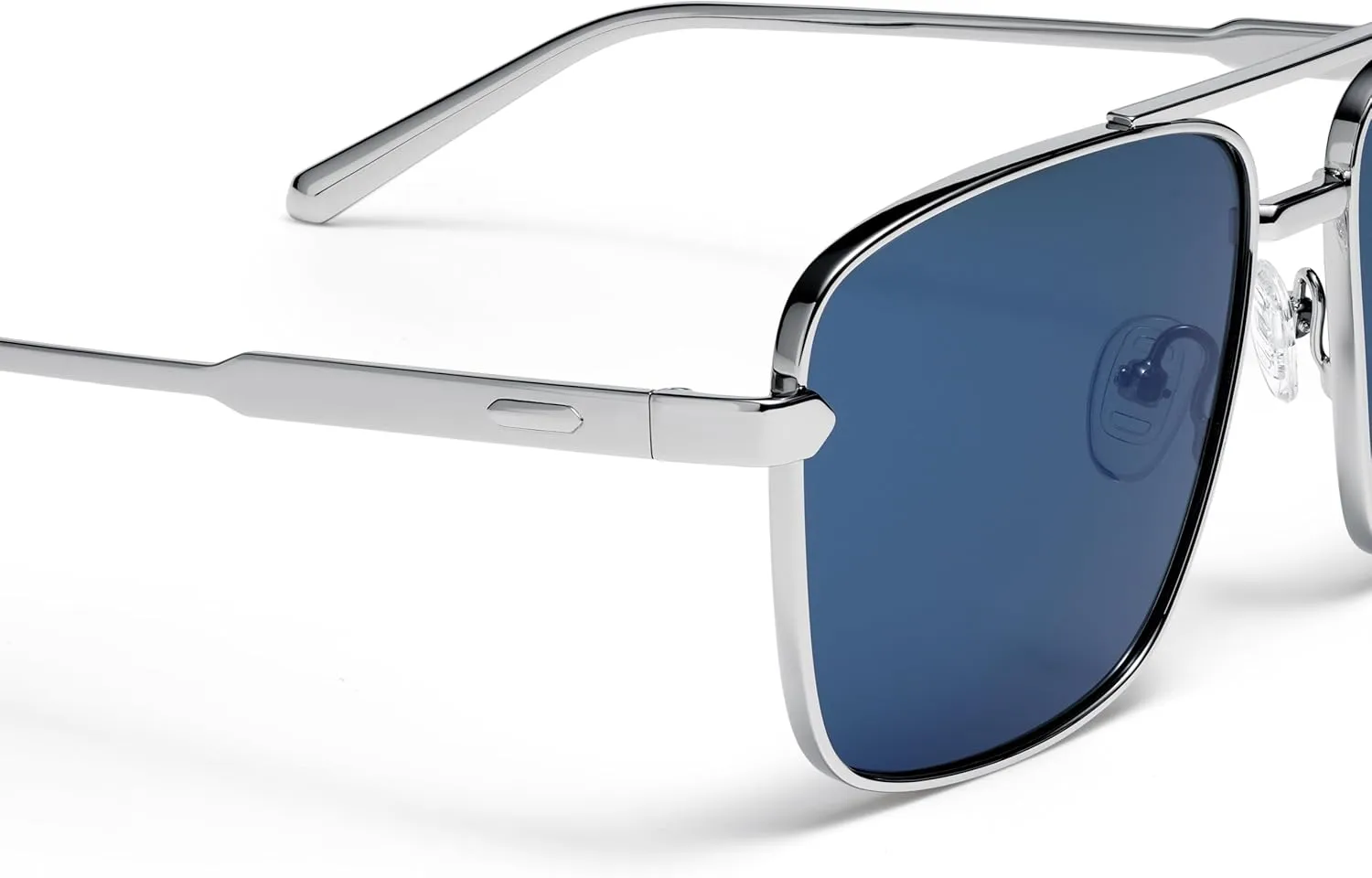 MVMT Horizon Square Aviator Sunglasses with Polarized, Water-Resistant, and Smudge-Proof Lenses
