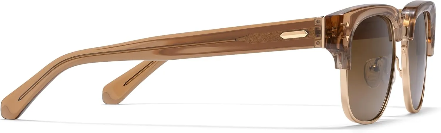 MVMT Laguna Square Sunglasses, Acetate Frame, Polarized, Water-Resistant and Smudge-Proof Lenses