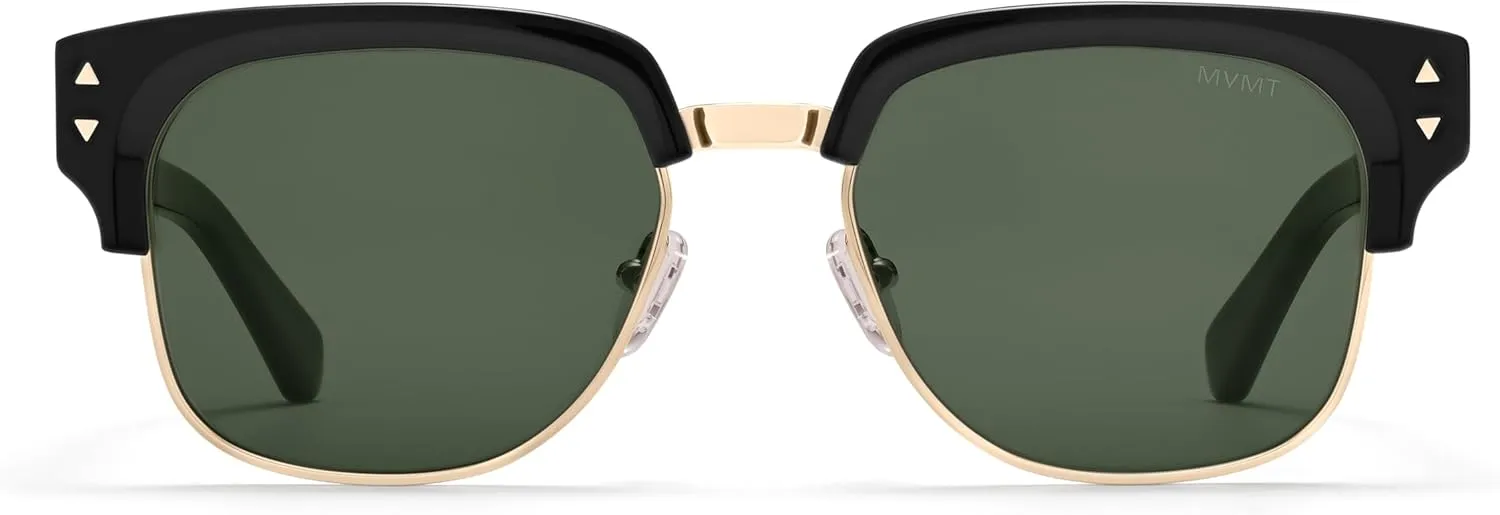 MVMT Laguna Square Sunglasses, Acetate Frame, Polarized, Water-Resistant and Smudge-Proof Lenses