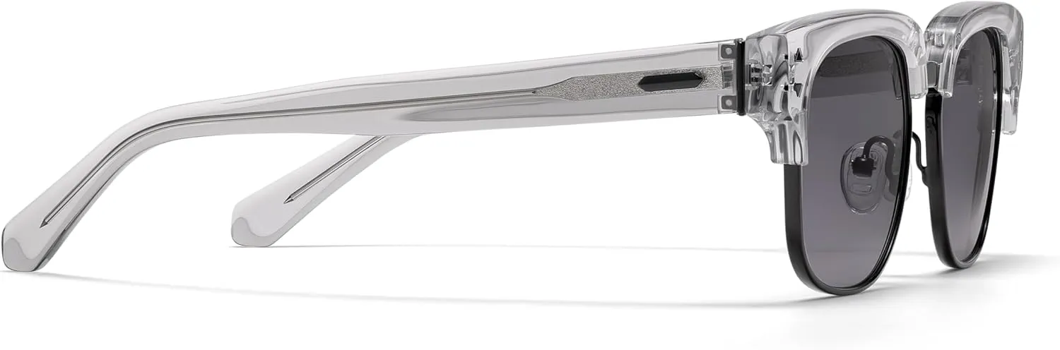 MVMT Laguna Square Sunglasses, Acetate Frame, Polarized, Water-Resistant and Smudge-Proof Lenses