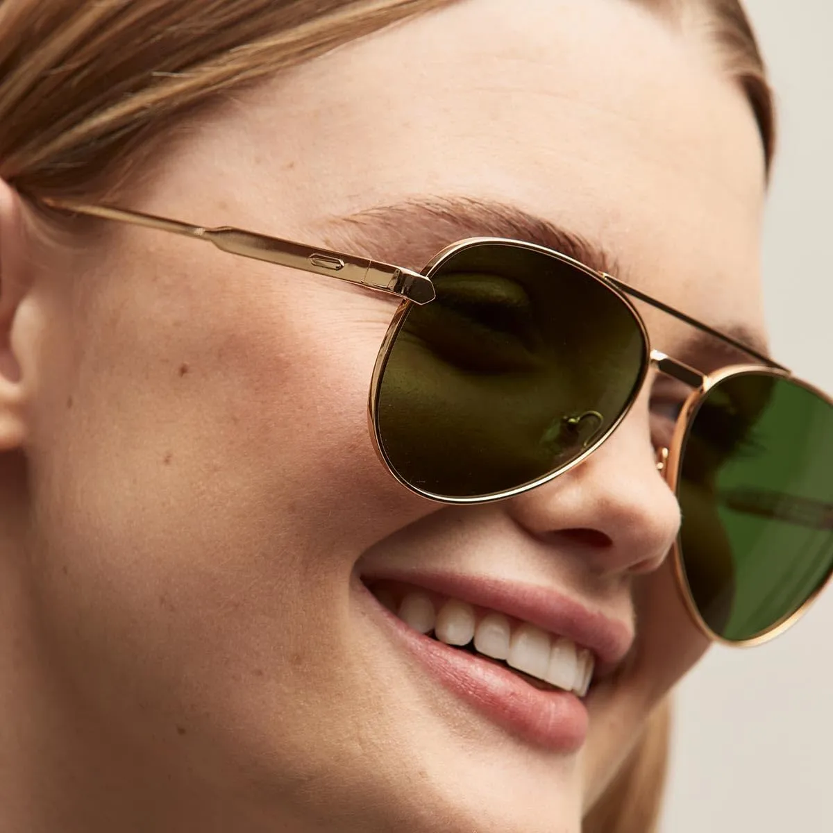 MVMT Miramar Aviator Sunglasses with Polarized, Water-Resistant, and Smudge-Proof Lenses