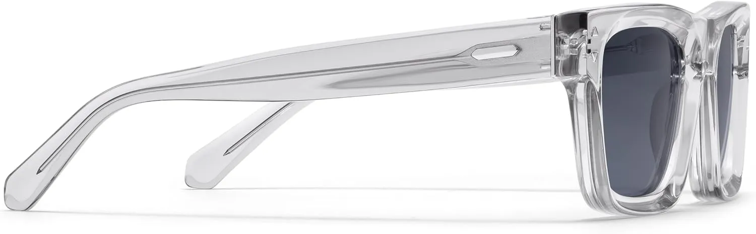 MVMT Vista Square Sunglasses, Acetate Frame, Polarized, Water-Resistant and Smudge-Proof Lenses