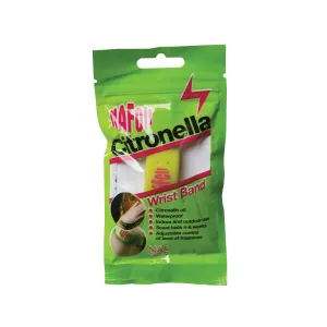 Naf Off Citronella Fly Repellent Wristband-One Size