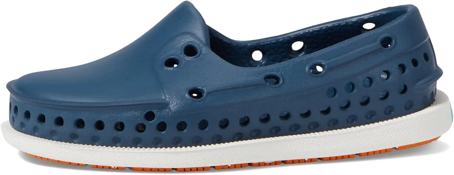 Native Shoes Kids Howard Sugarlite Sneakers for Little Kid - Synthetic Upper with Perforated Design, Slip-On Style, and Deck Silhouette