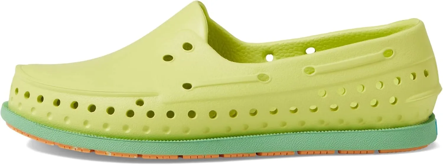 Native Shoes Kids Howard Sugarlite Sneakers for Little Kid - Synthetic Upper with Perforated Design, Slip-On Style, and Deck Silhouette