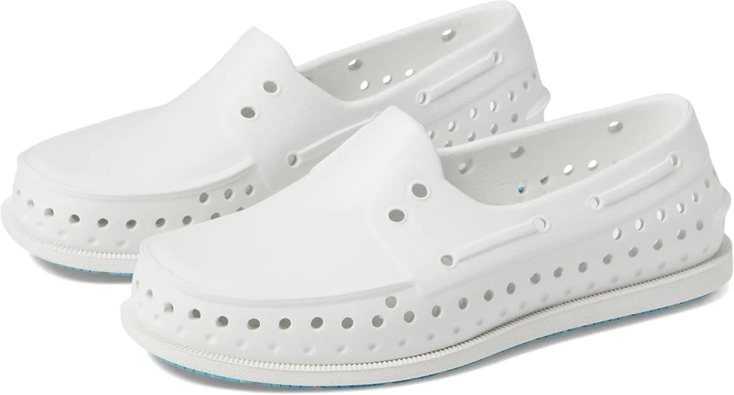 Native Shoes Kids Howard Sugarlite Sneakers for Little Kid - Synthetic Upper with Perforated Design, Slip-On Style, and Deck Silhouette