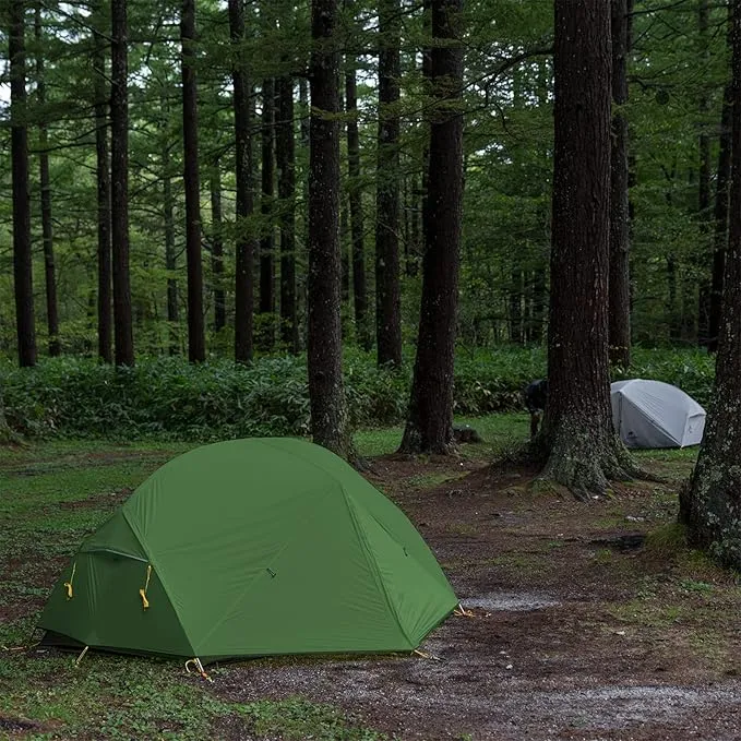 Naturehike Mongar 2 Person Backpacking Tent 3 Season Camping Ultralight Lightweight Tent Double Layer Free Standing Tent for Camping Hiking Cycling