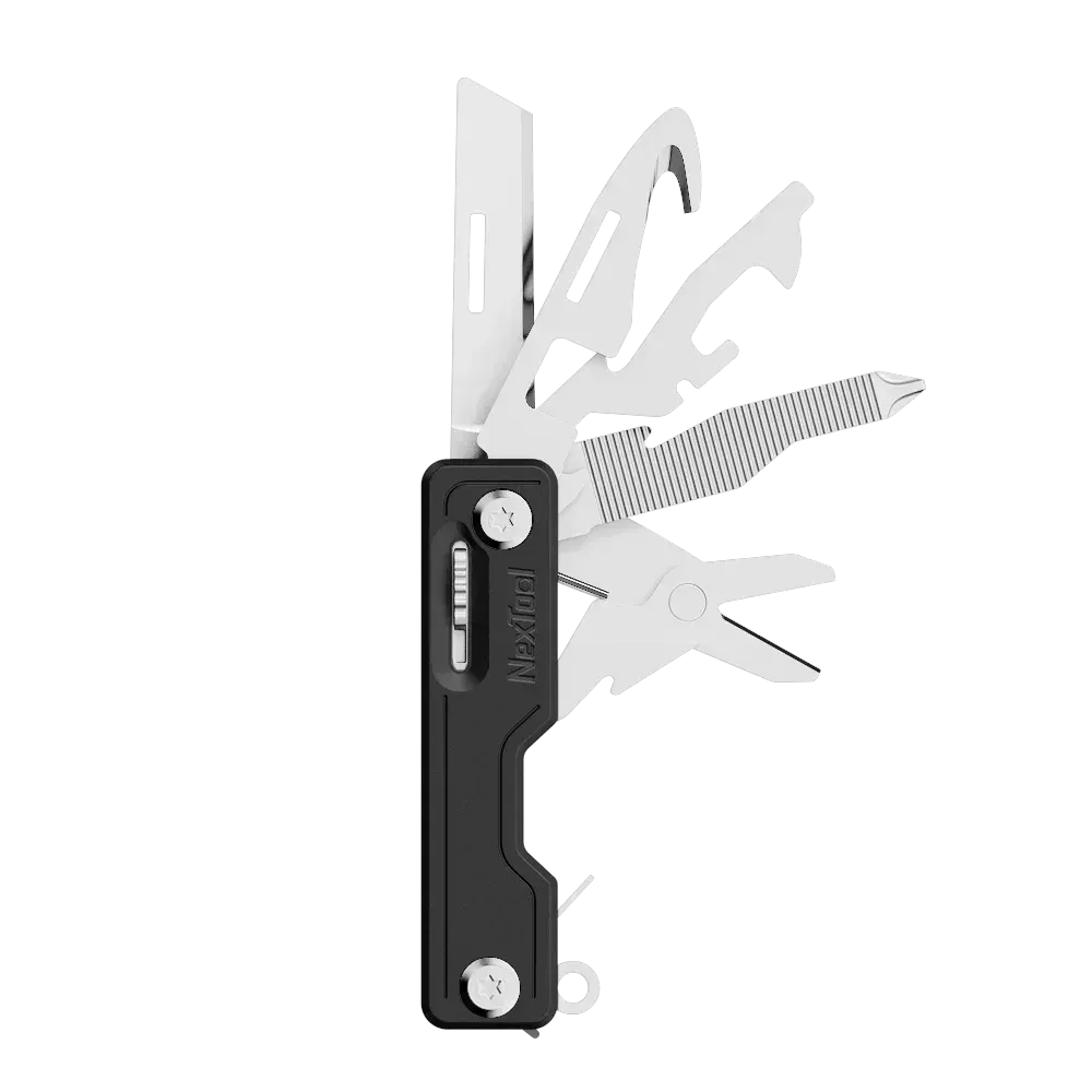 NEXTOOL 10-in-1 EDC Multitool Knife with Scissors and Screwdrivers for Camping
