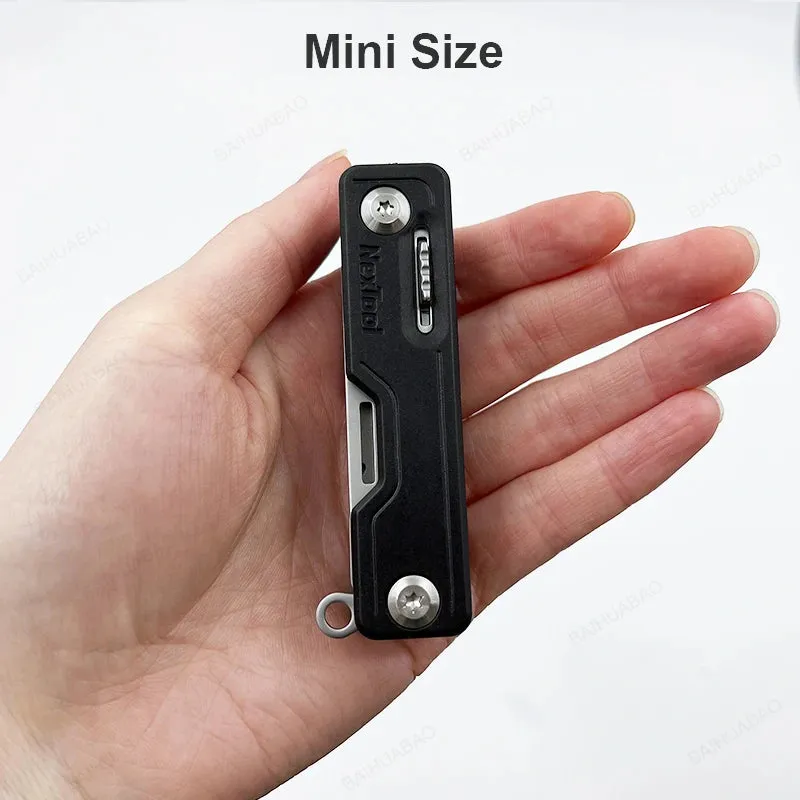 NEXTOOL 10-in-1 EDC Multitool Knife with Scissors and Screwdrivers for Camping