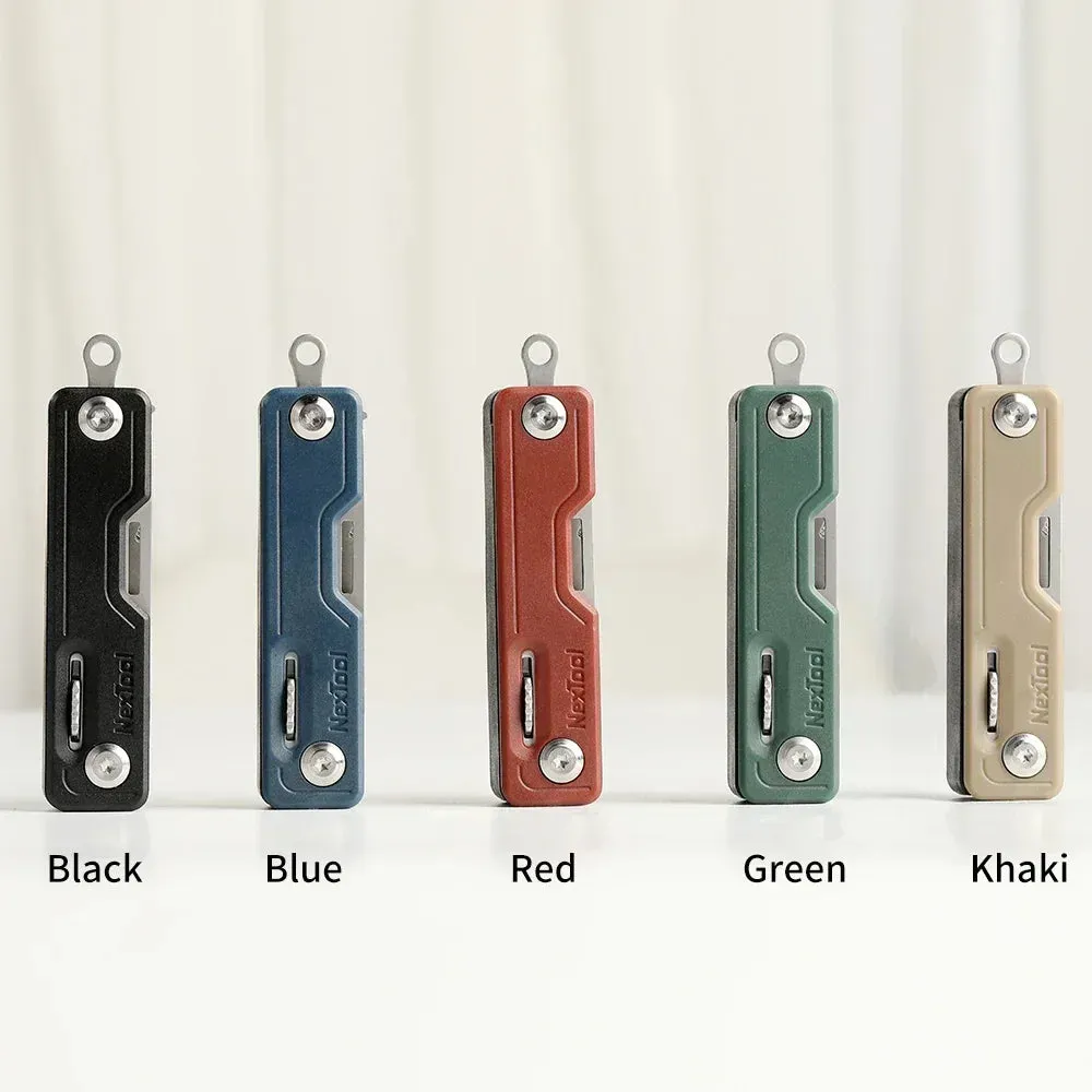 NEXTOOL 10-in-1 Folding Knife EDC Multitool with Scissors and Screwdrivers