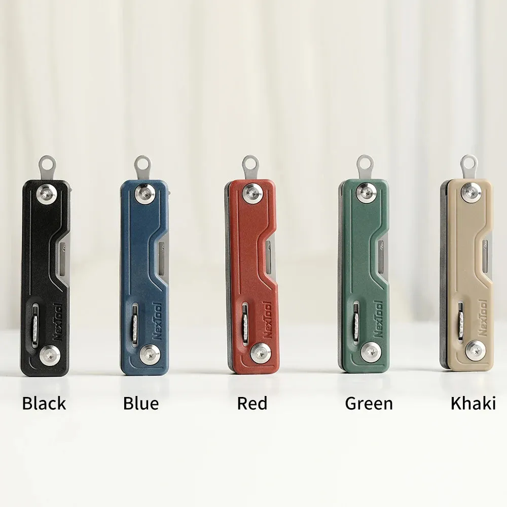 NEXTOOL 10-in-1 Folding Knife with Scissors and Screwdriver for Camping and EDC