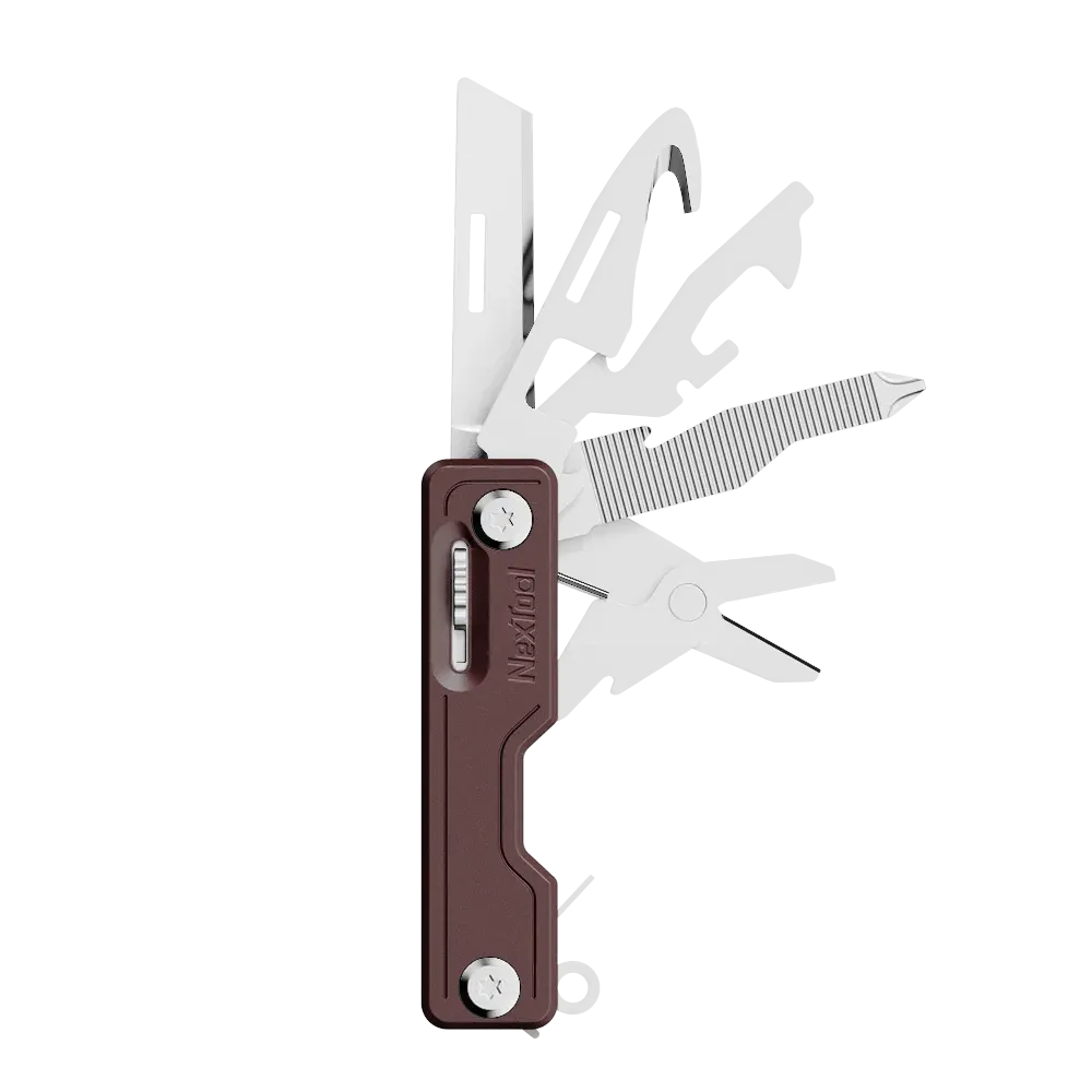NEXTOOL 10-in-1 Folding Knife with Scissors and Screwdriver for Camping and EDC