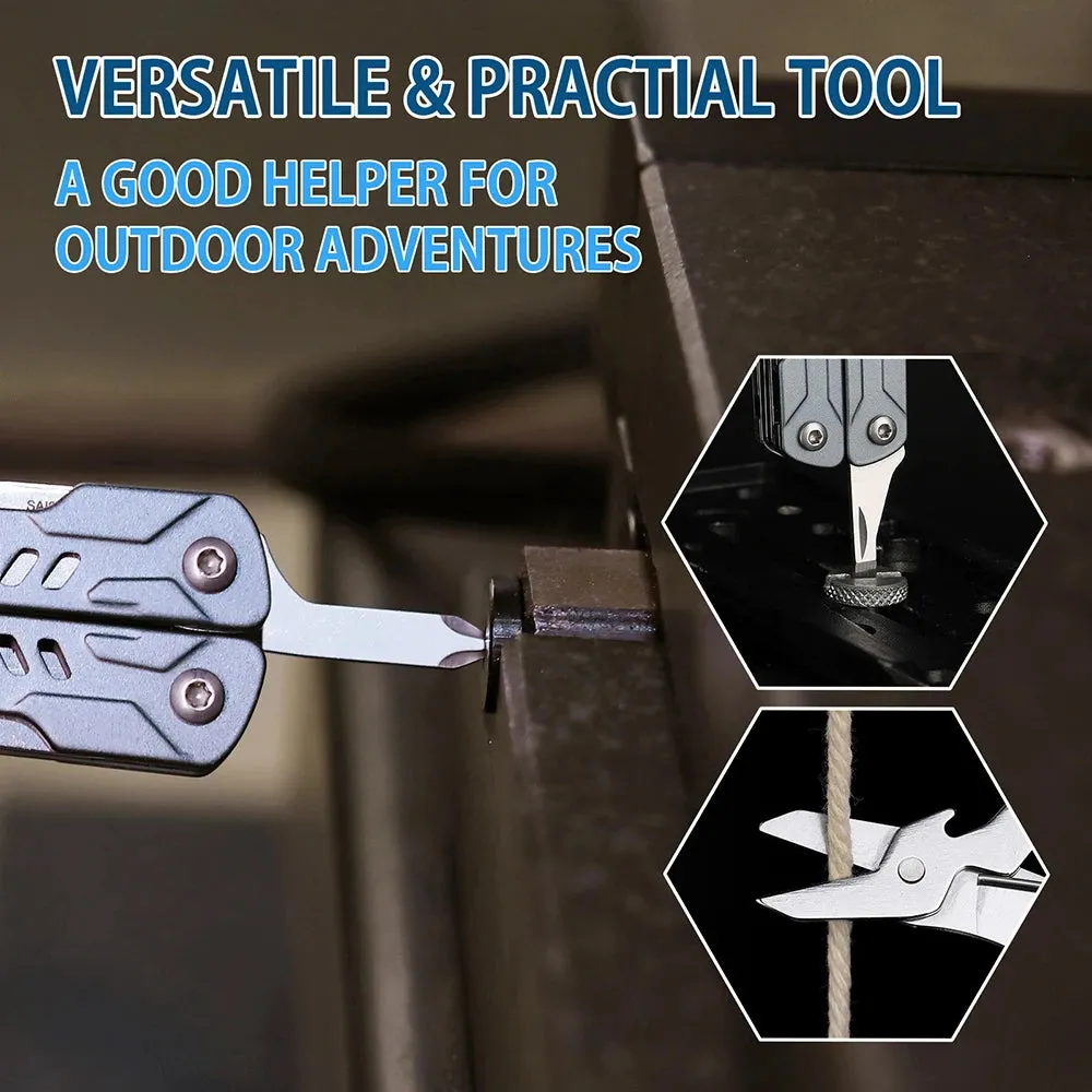NEXTOOL 11-in-1 Mini Sailor Multitool with Pliers and Knife for EDC and Outdoor Use