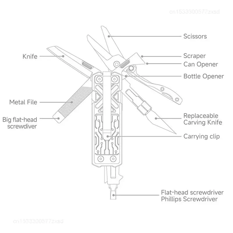 NexTool E1 Pocket Multitool – 10-in-1 EDC