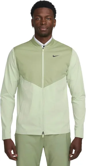 Nike Tour Essential Water Repellent Men's Golf Jacket, Honeydew/Oil Green/Black, 2XL