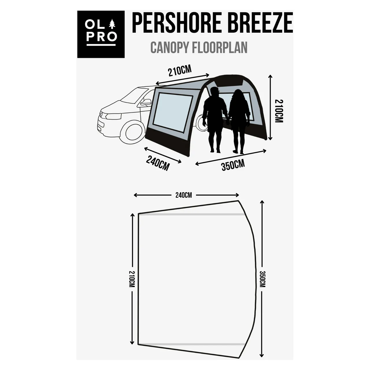Olpro Pershore Breeze  Inflatable Canopy