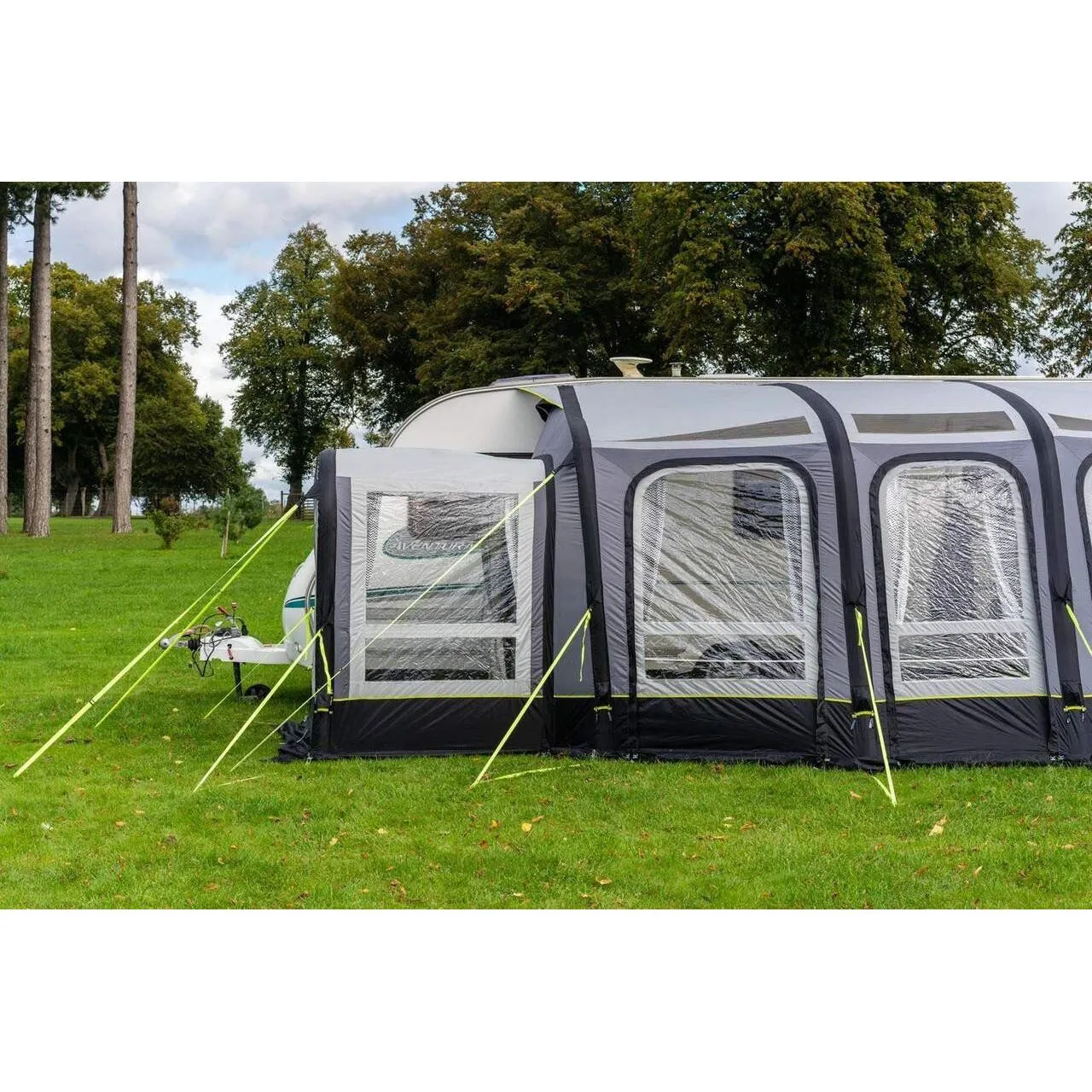 OLPRO View 420 Caravan Inflatable Porch Awning With Porch Extension