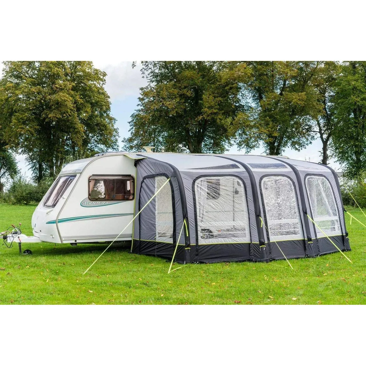 OLPRO View 420 Caravan Inflatable Porch Awning With Porch Extension