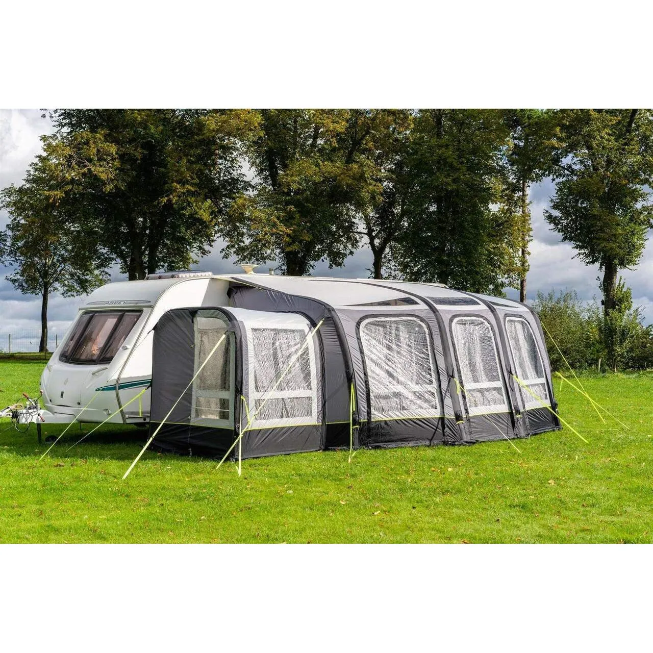 OLPRO View 420 Caravan Inflatable Porch Awning With Porch Extension