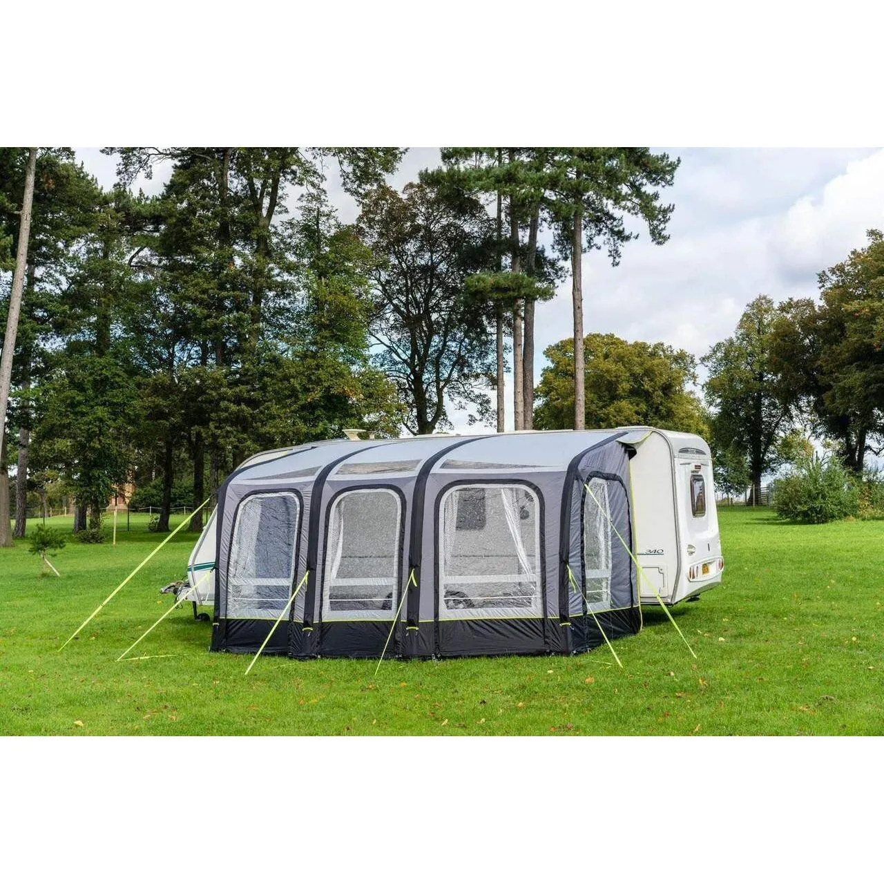 OLPRO View 420 Caravan Inflatable Porch Awning With Porch Extension