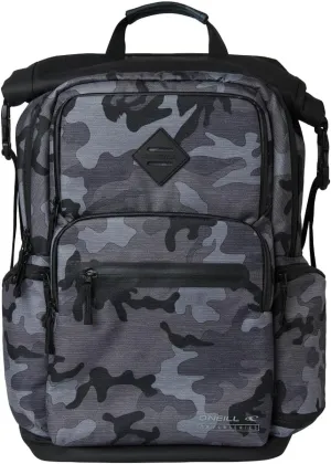 O'NEILL Mens Odyssey Trvlr 37L Backpack, Black Camo