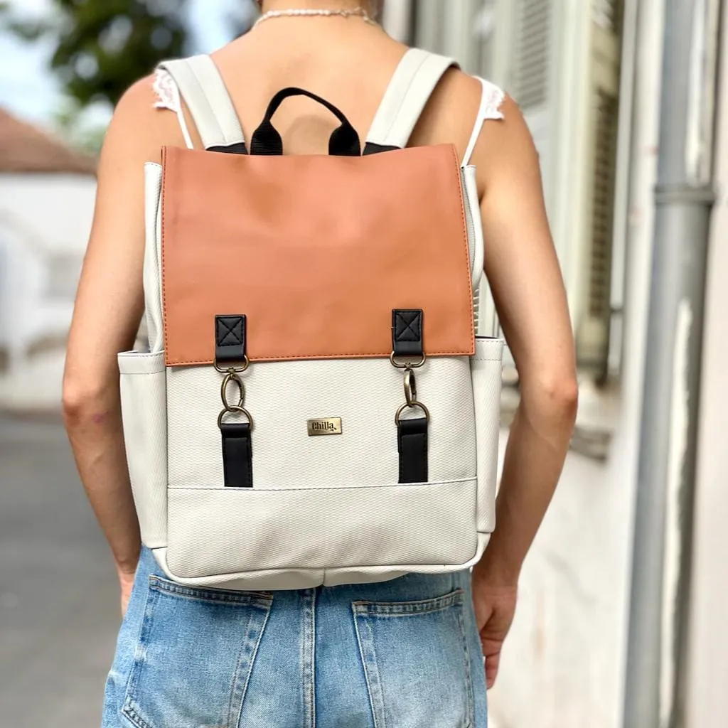 Orange and Cream Unicorn Backpack
