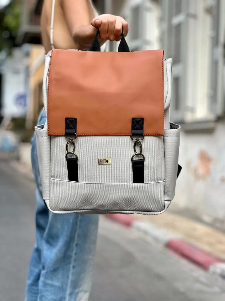 Orange and Cream Unicorn Backpack