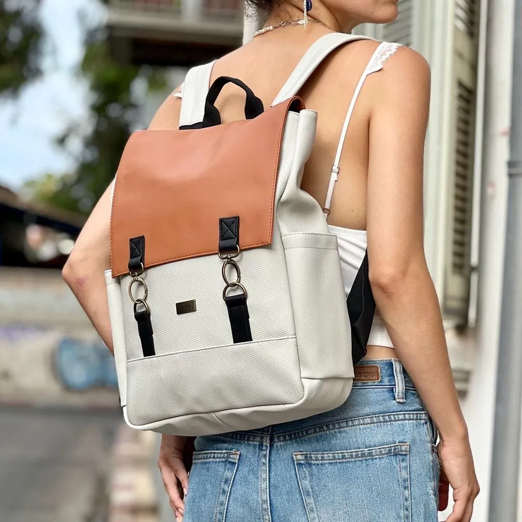 Orange and Cream Unicorn Backpack