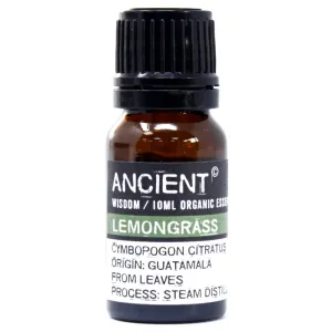 Organic Lemongrass Essential Oil – Antifungal, Antiviral & Energizing Aromatherapy