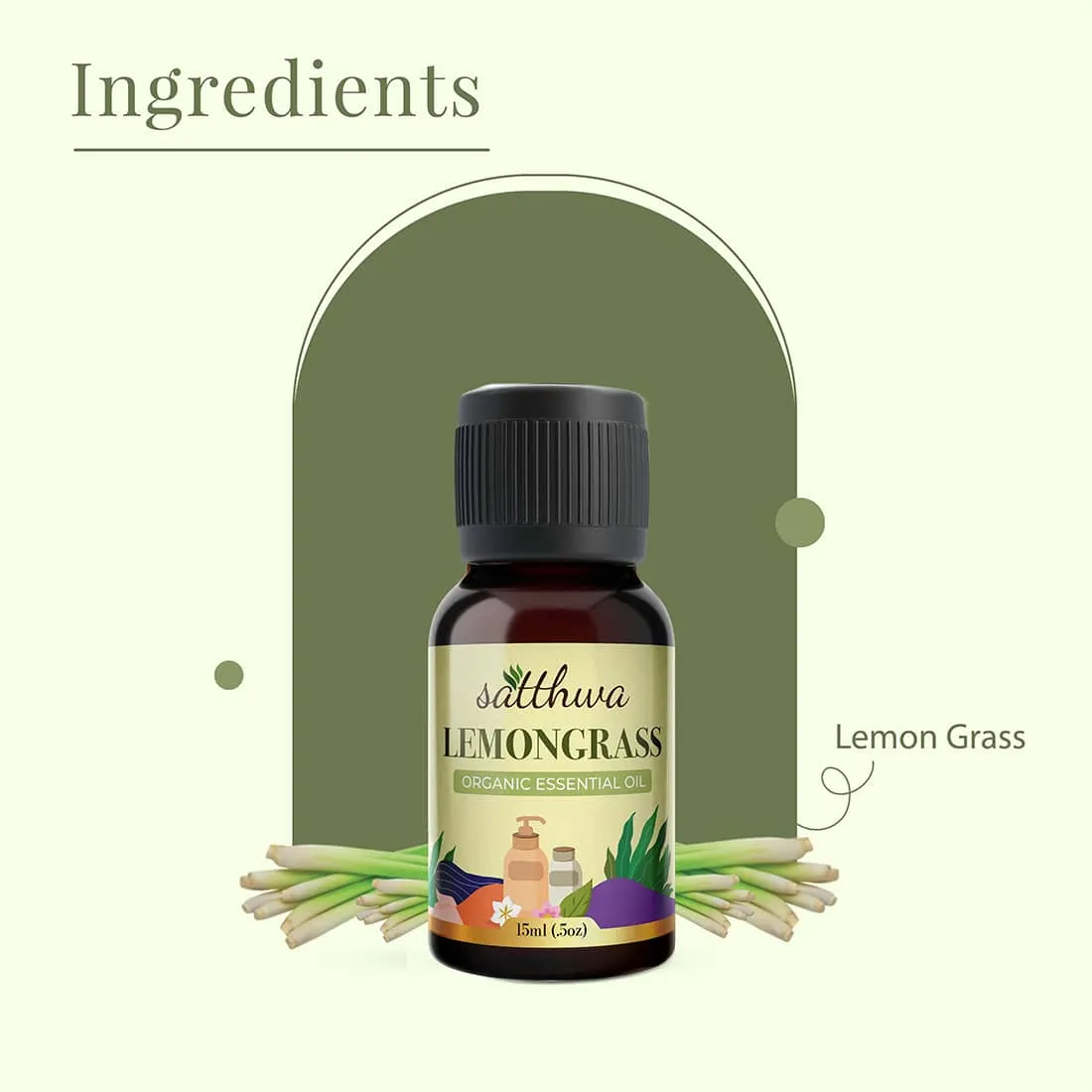 Organic Lemongrass Essential Oil