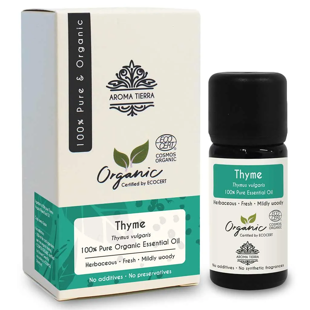 Organic Thyme Essential Oil - 100% Pure Natural