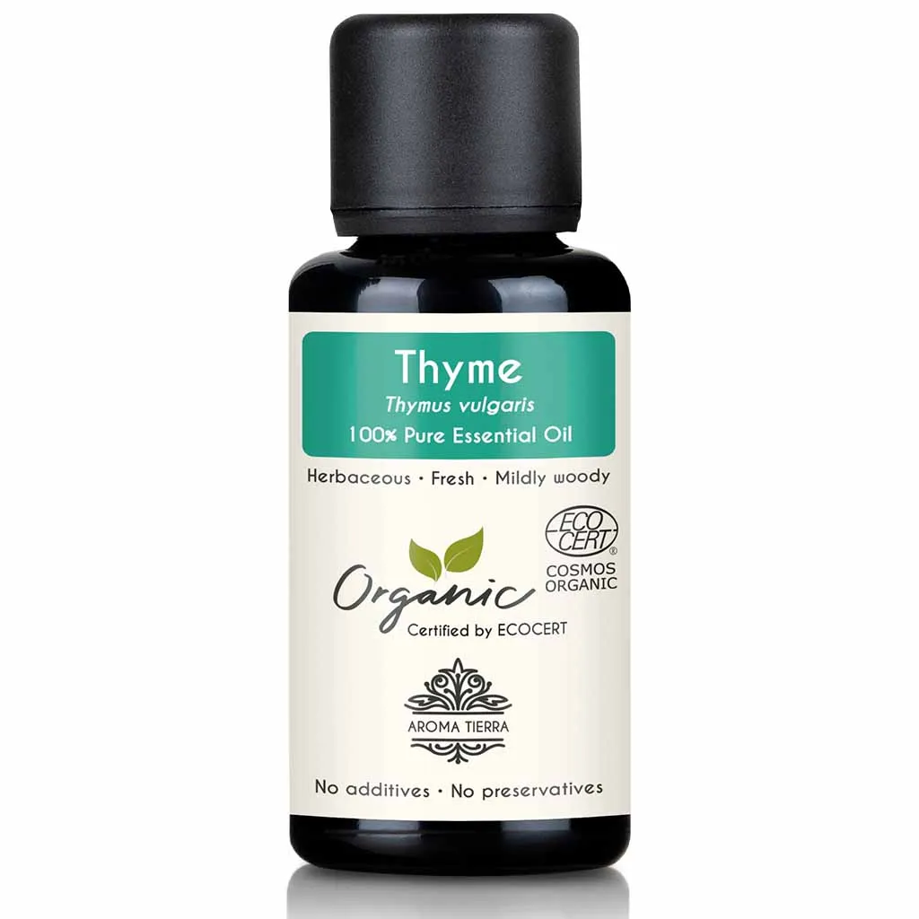 Organic Thyme Essential Oil - 100% Pure Natural