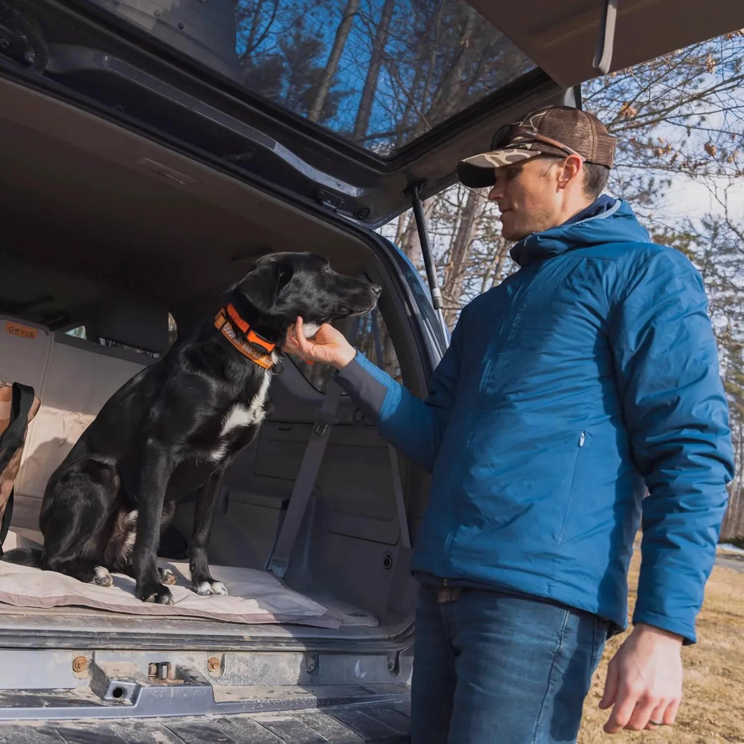 Orvis Dog Tough Trail Cargo Protector, Hummus - Full Size