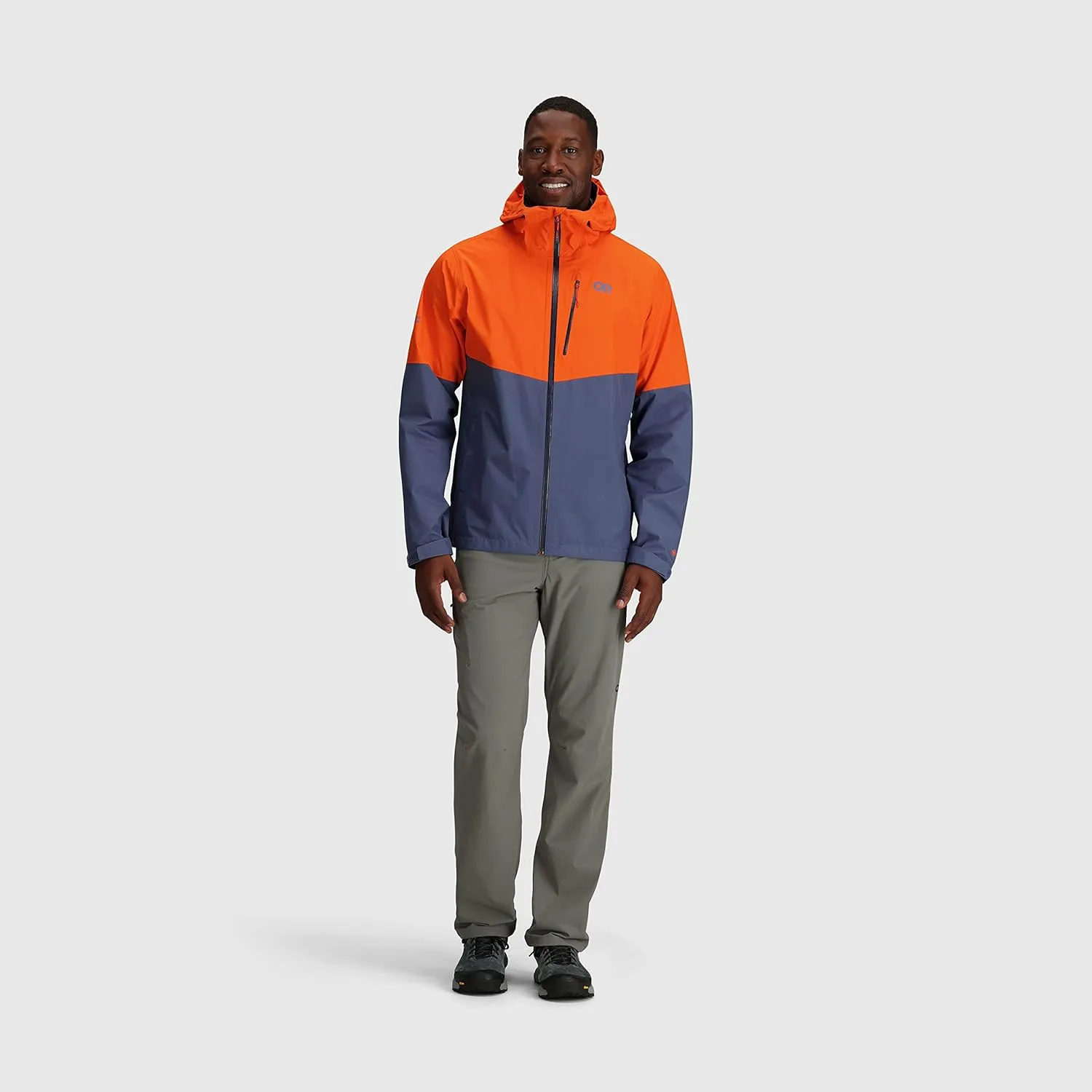Outdoor Research Men’s Foray II Jacket – Waterproof & Windproof Hooded Rain Coat