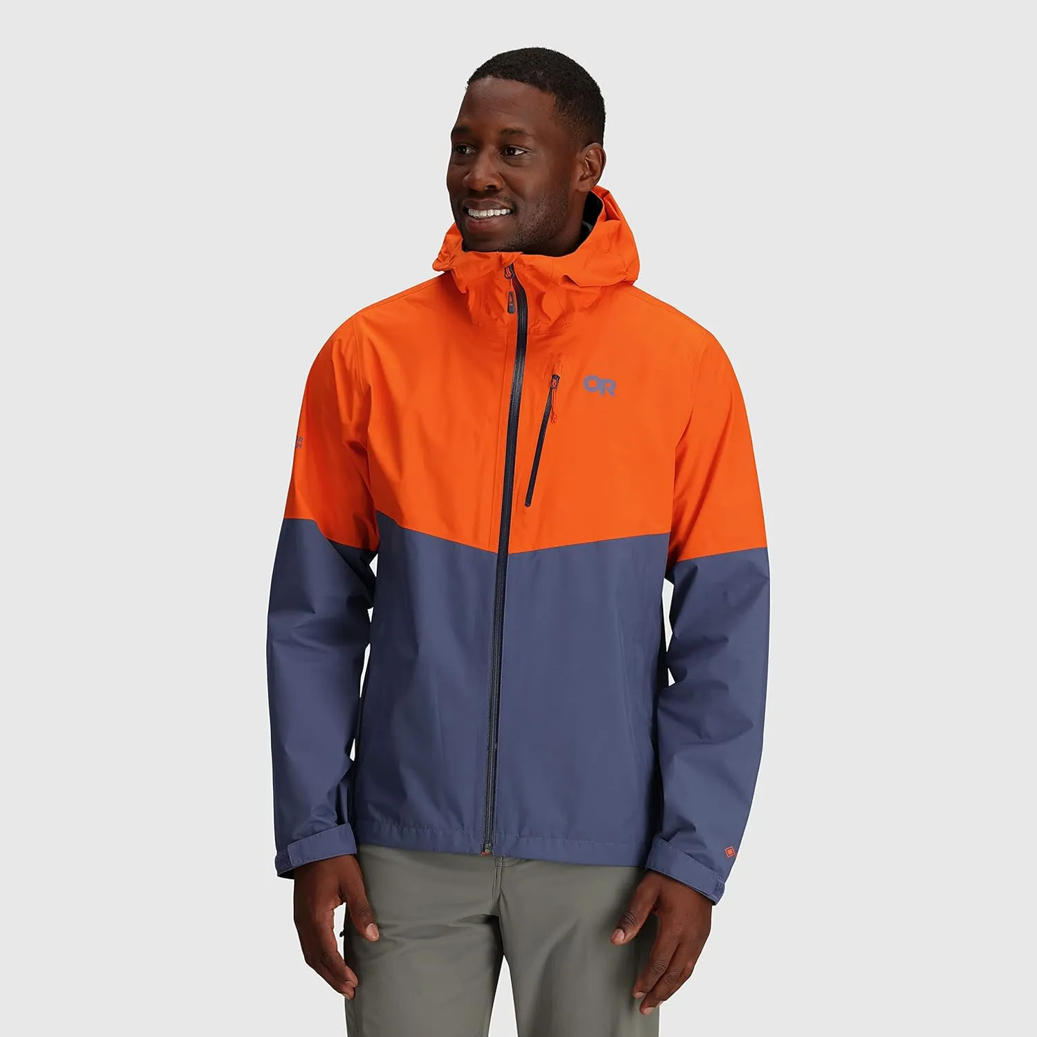 Outdoor Research Men’s Foray II Jacket – Waterproof & Windproof Hooded Rain Coat