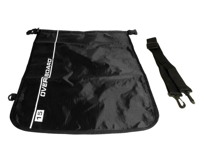 Overboard Dry Flat Bag 15L Black