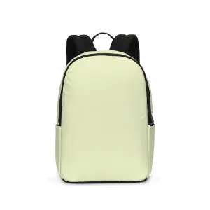 Pale Pastel Yellow Warm Green Waterproof Backpack | Bright Pale Pastel Yellow Warm Green | C8M0Y30K0