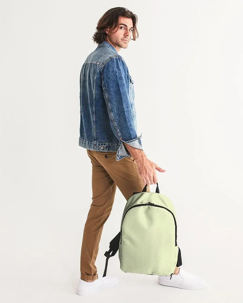 Pale Pastel Yellow Warm Green Waterproof Backpack | Bright Pale Pastel Yellow Warm Green | C8M0Y30K0