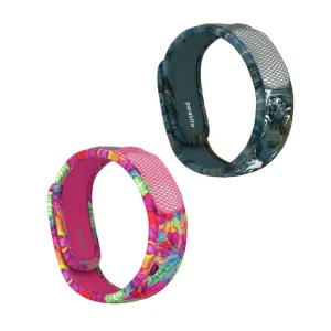 PARA’KITO® Mosquito Repellent Adult Double Wristband - Summertime / Stormy