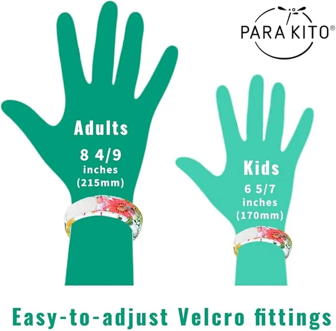 PARA'KITO Mosquito Repellent Bundle - 1 Roll-on | 1 Wristband | 1 Clip (Roll-on   Black   Sage)